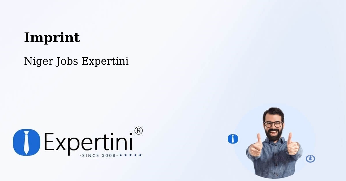 Imprint – Département De Filingué - Niger Jobs Expertini